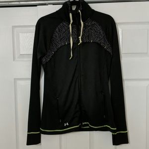 Black running jacket